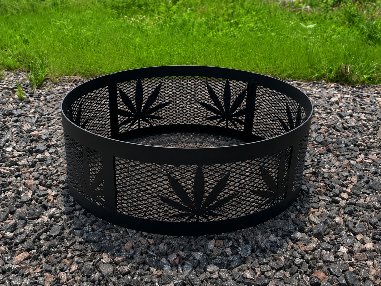 Carved Fire Ring - Pot Plant