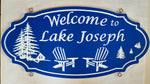 Load image into Gallery viewer, Large Custom Carved Sign (Double Sided) - Muskoka Fire Pits
