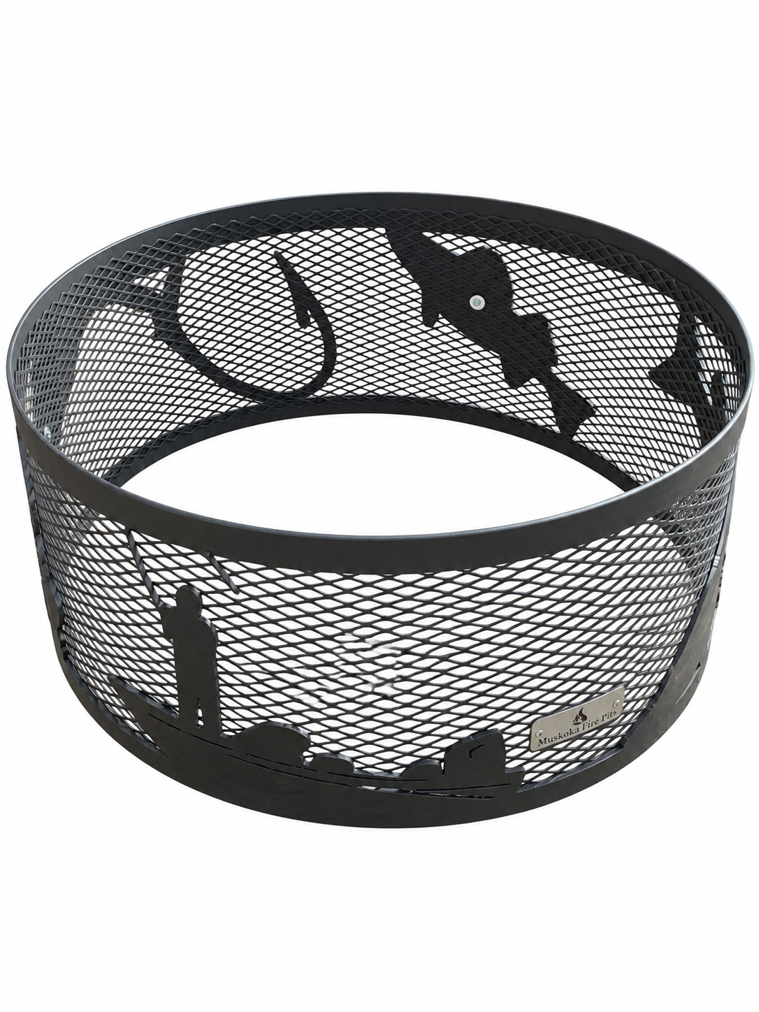 Carved Fire Ring - Fishing