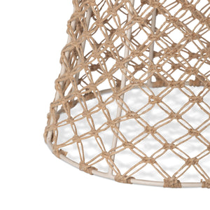 Aruba Jute Woven Cone Pendant