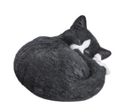 Load image into Gallery viewer, Sleeping Black Cat Statue - Muskoka Fire Pits
