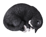 Load image into Gallery viewer, Sleeping Black Cat Statue - Muskoka Fire Pits
