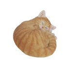 Load image into Gallery viewer, Sleeping Orange Cat Statue - Muskoka Fire Pits
