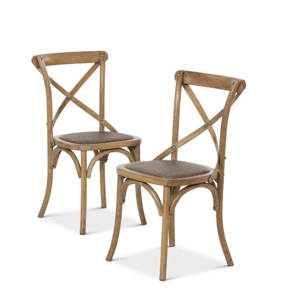 Cross Back Dining Chair (each)