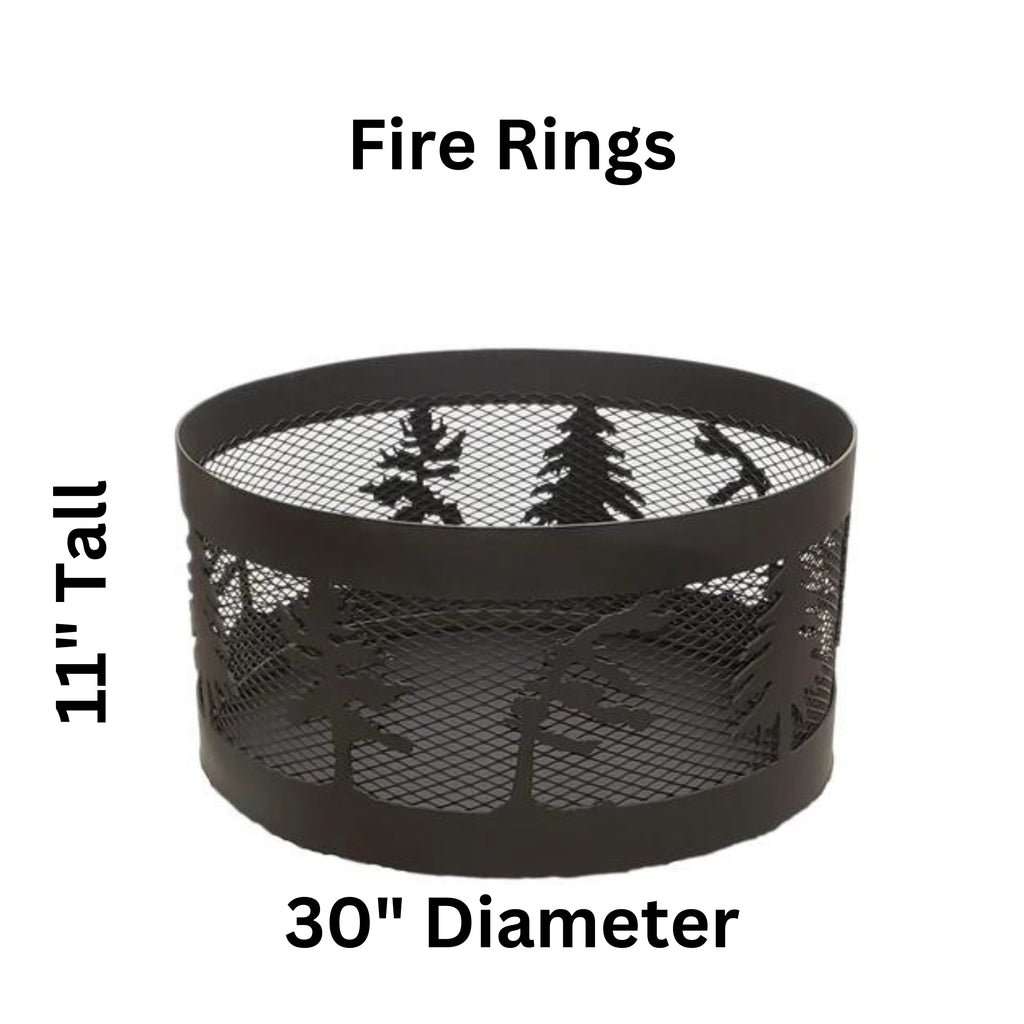 Carved Fire Ring - Aviation Floatplane