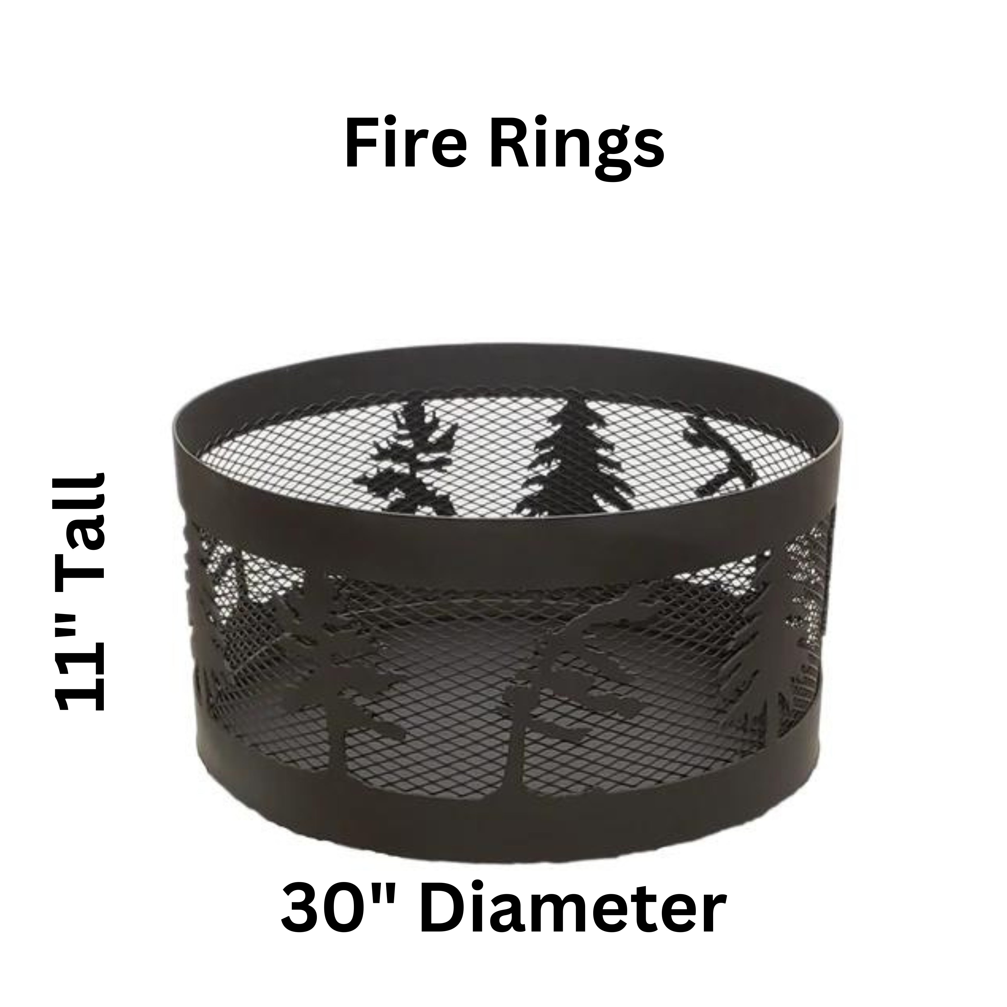 Carved Fire Ring - Bears Roasting Marshmallows