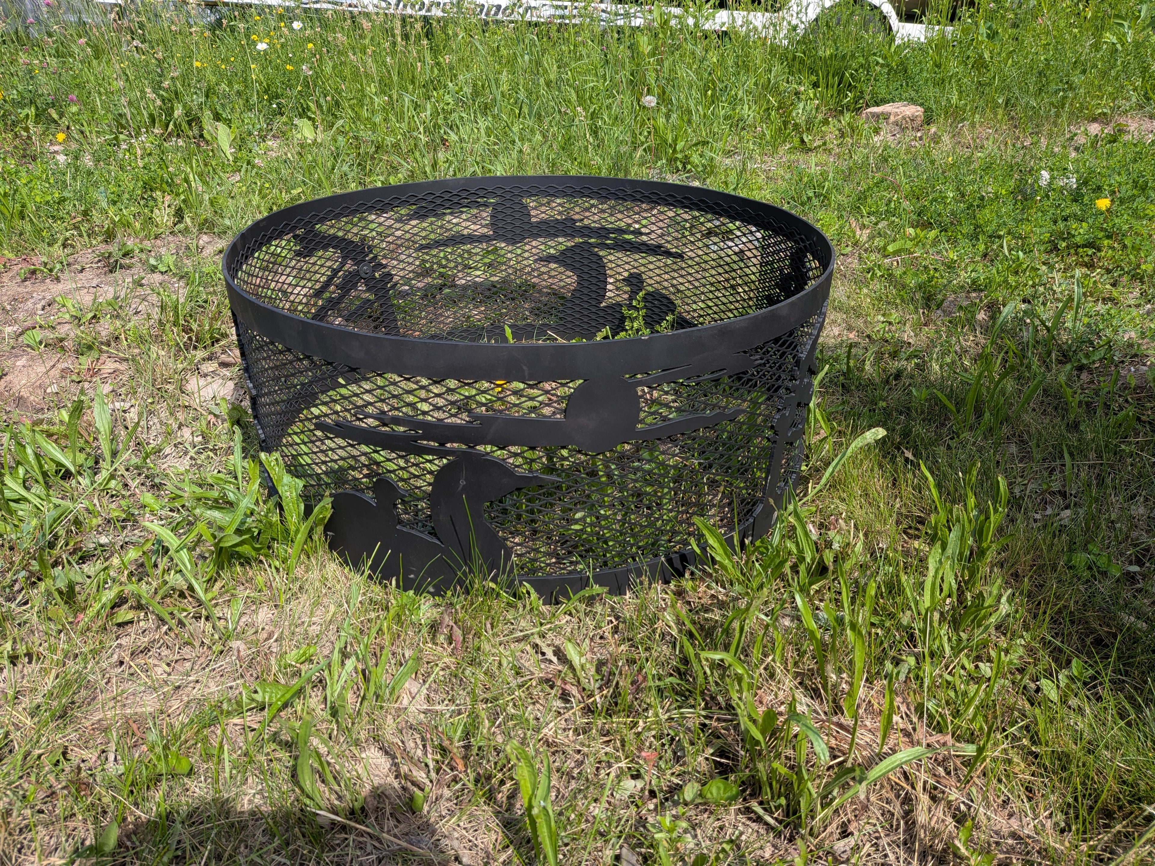 Carved Fire Ring - Wildlife