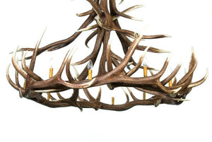 Elk 12 Antler Chandelier - Muskoka Fire Pits