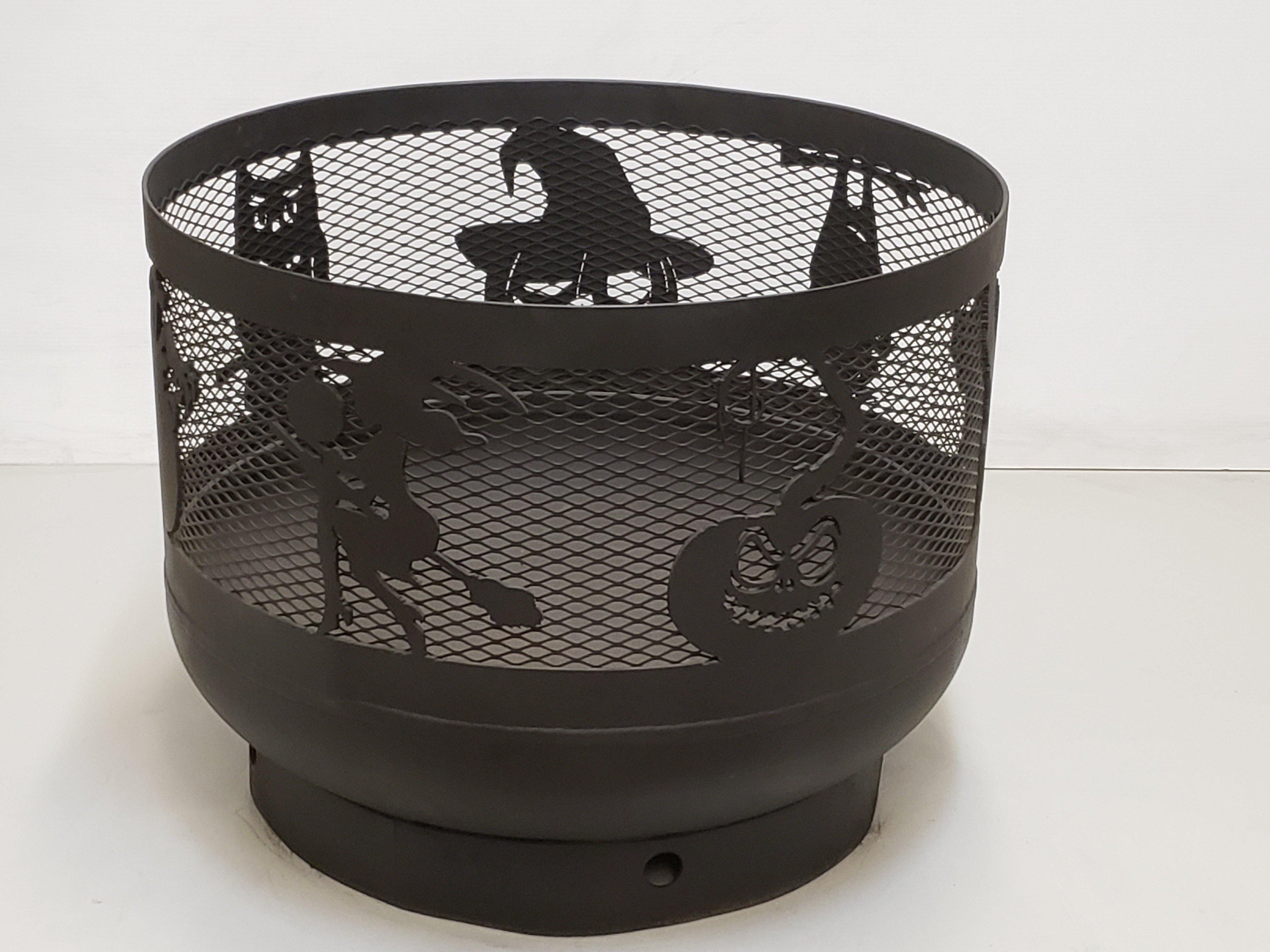 Standard Size Carved Fire Pit - Halloween - Muskoka Fire Pits