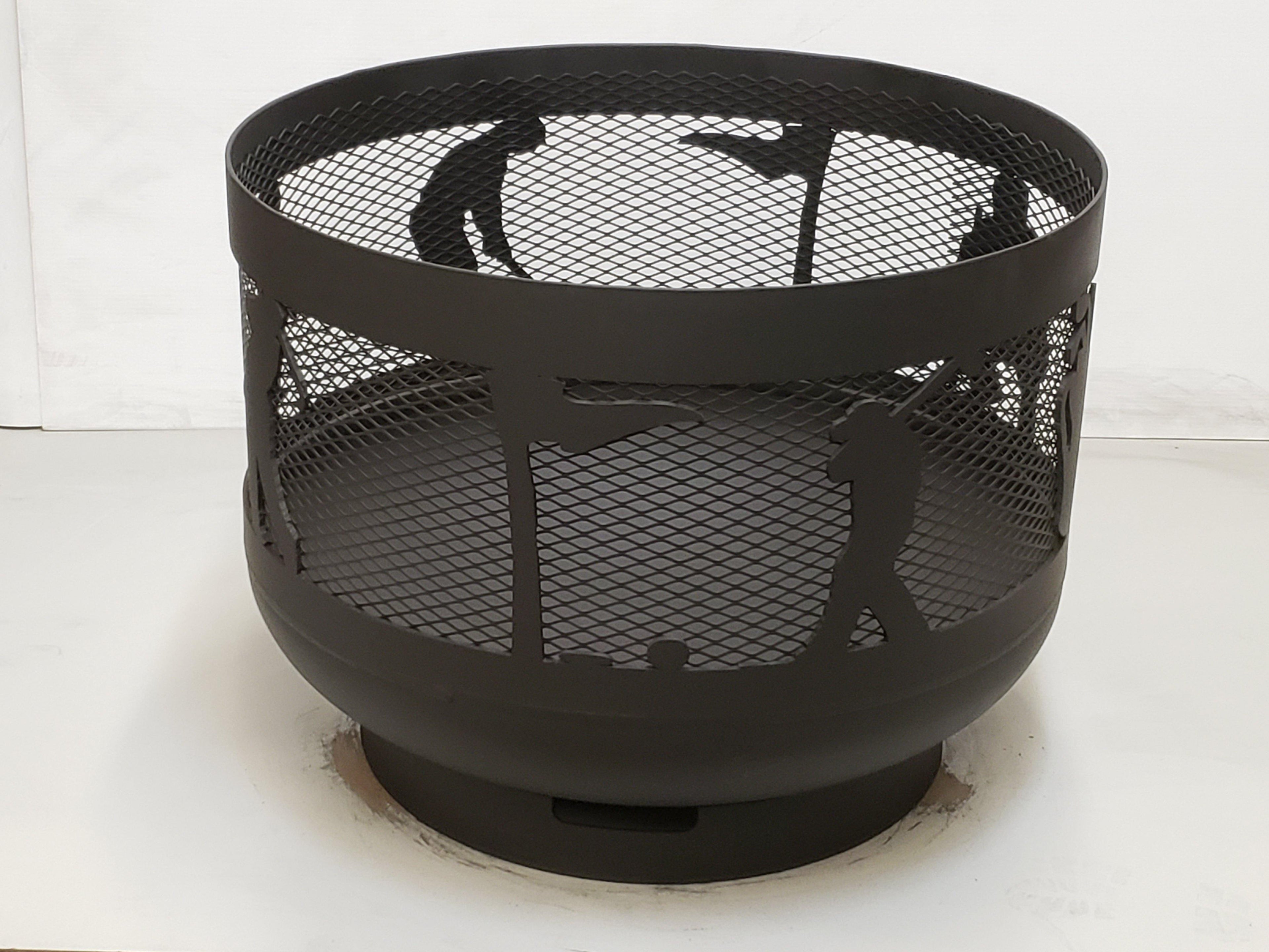 Standard Size Carved Fire Pit - Golf - Muskoka Fire Pits