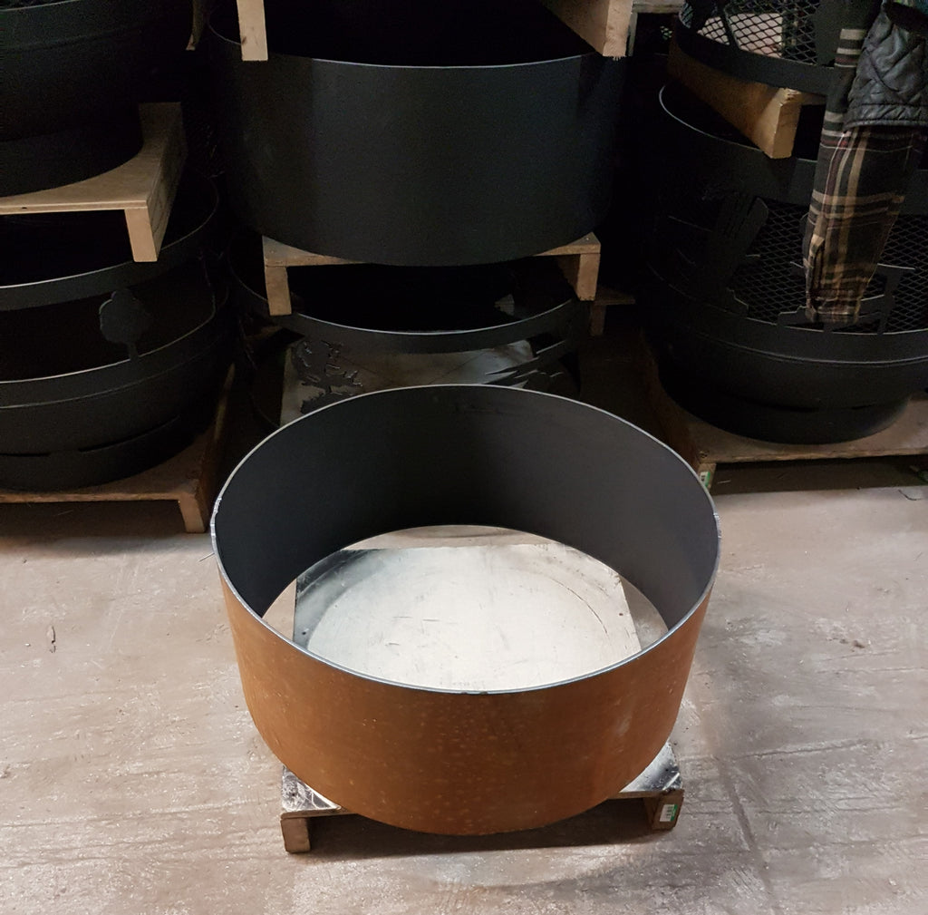 Plain Fire Ring- Unpainted - Muskoka Fire Pits