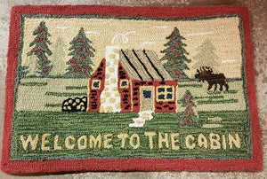 Welcome to the Cabin Rug 24x36