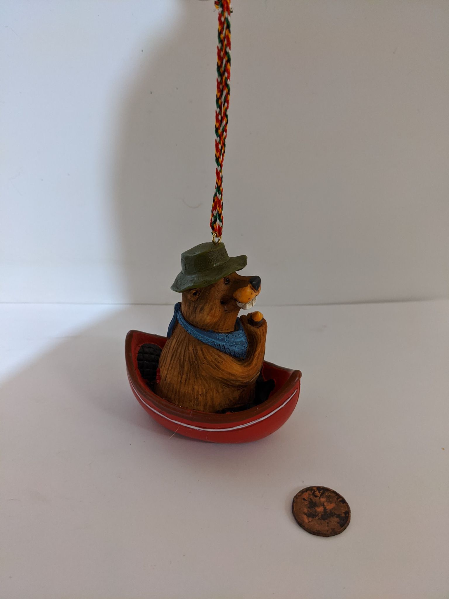 Ornament- Bear & Canoe - Muskoka Fire Pits