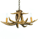 Load image into Gallery viewer, Whitetail Deer 3 Antler Chandelier - Muskoka Fire Pits
