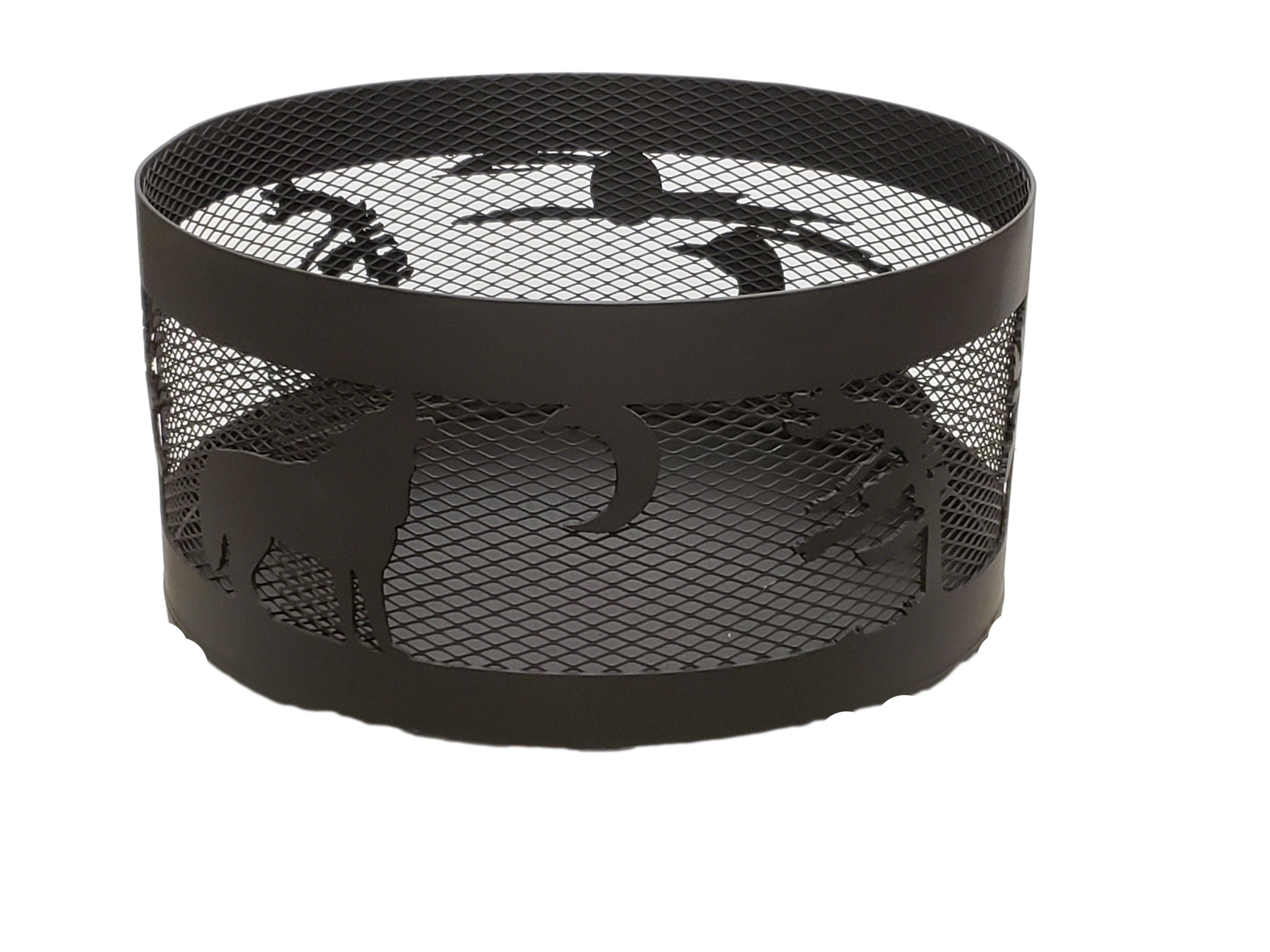 Carved Fire Ring - Wild Life - Muskoka Fire Pits