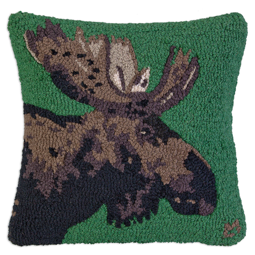 Green Moose Pillow - Muskoka Fire Pits