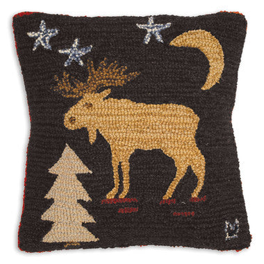 Night Moose Pillow - Muskoka Fire Pits