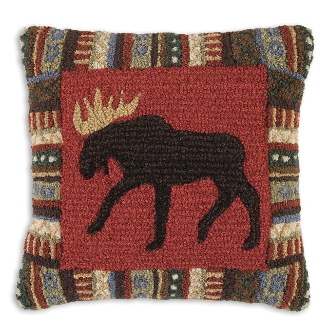 Large Cinnamon Moose Pillow - Muskoka Fire Pits