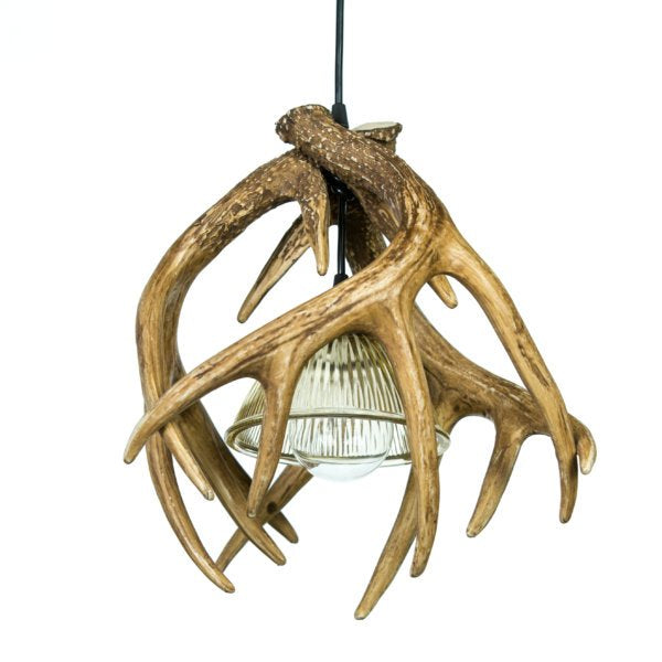 Whitetail Deer 3 Antler Pendant Light - Muskoka Fire Pits